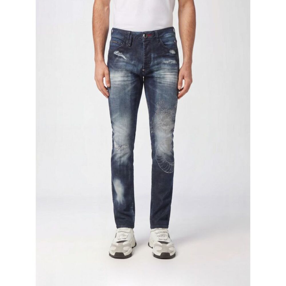 Philipp Plein Jeans Men Grey